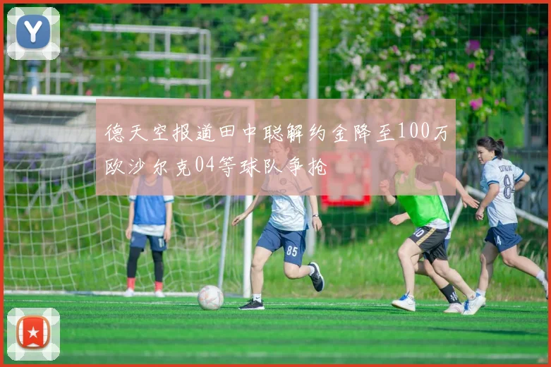 德天空报道田中聪解约金降至100万欧沙尔克04等球队争抢