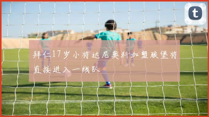 拜仁17岁小将达尼奥科加盟狼堡将直接进入一线队