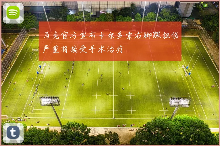 马竞官方宣布卡尔多索右脚踝扭伤严重将接受手术治疗